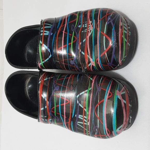 Dansko Paint Drizzle Womens 36 (6) Clog - Picture 1 of 9